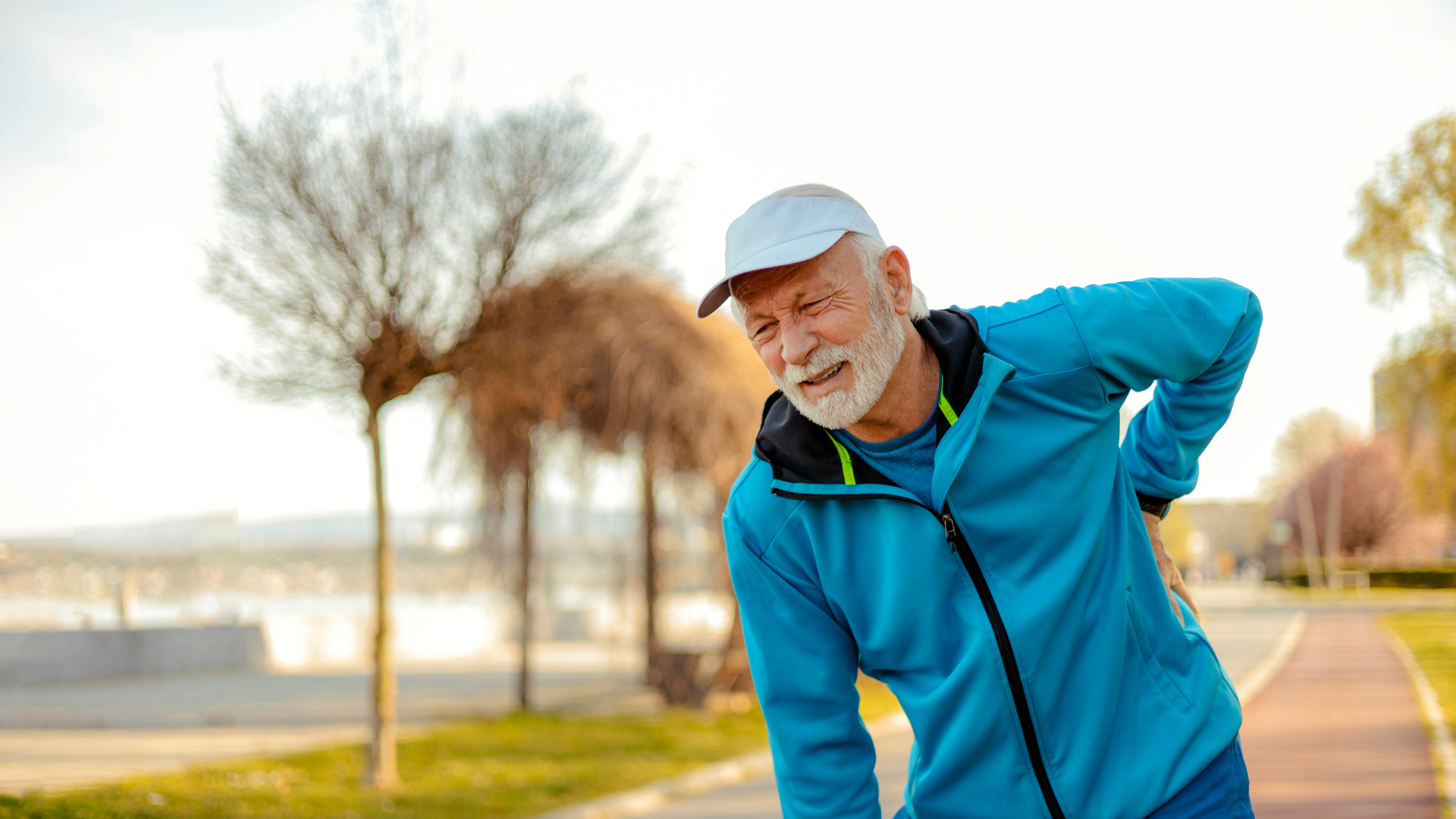 Man with back injury